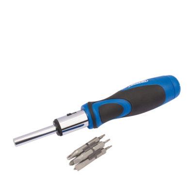 Draper 13-Piece Ratchet Screwdriver and Bit Set